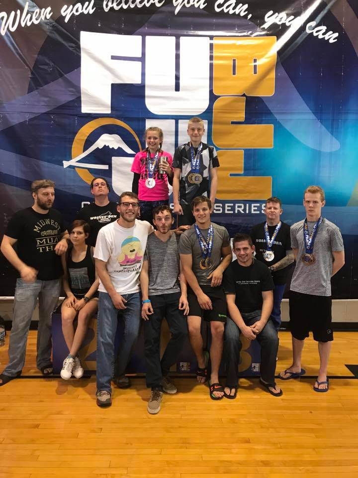 Austin with friends at Fuji Tournament